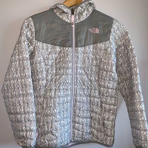 Girls North Face Winter Reversible jacket
